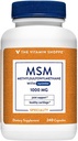 La vitamina Shoppe MSM 1.000 MG (240 cápsulas)