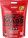 MuscleMeds Carnivor Mass Anabolic Beef Protein Gainer, Big Steer, Vanilla, 15 libras