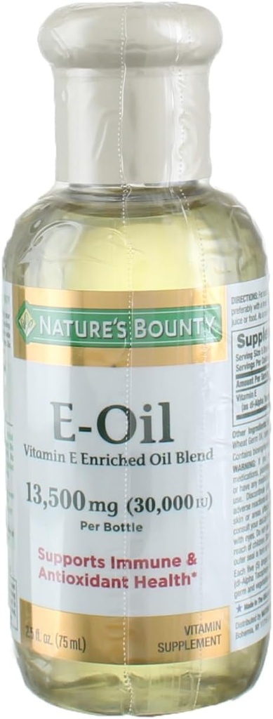 Nature's Bounty E Oil 30, 000iu, 2.5 Fl. Oz