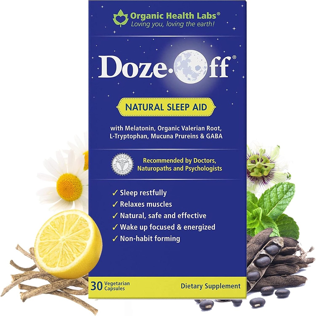 Laboratorios de Salud Orgánica Doze-Off Natural Sleep Aid, 30 Veggie Capsules