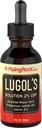 Lugols Iodine gotas 2% 2 fl oz ← Suplemento líquido tóxico Potasio Iodide 4% tóxico por Piping Rock