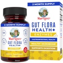 MaryRuth Organics Gut Flora Health+ Enzymes TENIDO Hasta 2 Mes de Suministro ← Prebiótico Probiotic Digestive Enzymes Blend for Healthy Gut Biome " Digestive Support TEN Gastrointestinal Health TEN 60 Capsules