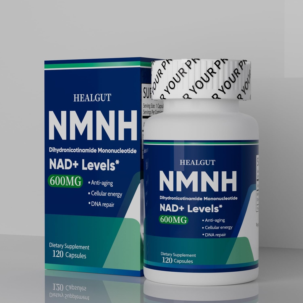 NMNH Supplement to Boost NAD+ Levels - Liposome Capsules 120 Servings for Anti-Aging Women
