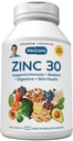 ANDREW LESSMAN Zinc 30mg - 360 cápsulas - Citrato de zinc altamente absorbible. Soporta Immune, Skeletal, Digestive y Skin Health. Pequeñas cápsulas fáciles de absorber. No hay aditivos