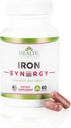 Salud Como Ought To Be Iron Syn3rgy Suplemento  Physician Formulated Capsules with Iron, Copper, Beet Root, Vitamin C ANTE 60 cápsulas