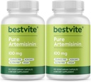 BestVITE Artemisin 100mg (240 cápsulas vegetarianas) (2-Pack) - No Stearates - No agentes de flujo - Vegan - Gluten Gratis - No GMO