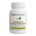 BIOptimizers Probiotic Breakthrough – Lactobacillus Plantarum OM Probiotics & Prebiotics Health Supplement for Gut, Digestive & Immune Support Probiotics for Women Men Elderly– 30 Vegan Capsules