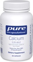 Pure Encapsulations Calcium (Citrate) - Suplemento de Bone, Teeth, Colon y Cardiovascular Health Support* - con Citrato de Calcio Premium - 60 Capsules