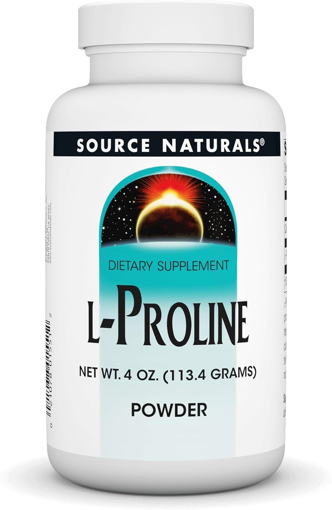 Fuente Naturales L-Proline Powder - 4 Ounce