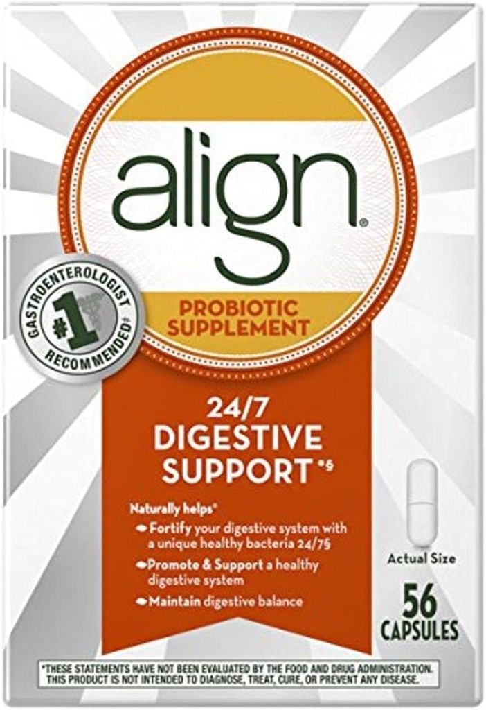 Align Probiotic Supplement, 56 Count (Packaging May Vary)