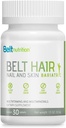 Pelo de cintura, uñas y piel Bariatric ( Bypass gástrico, Gastrectomía delgado) Mesas multivitamínicas y multimineral - No Flavor - 1 mes de suministro