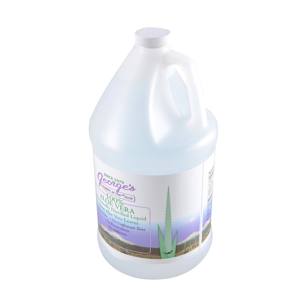 George's Aloe Vera Liquid Supplement, 128 oz