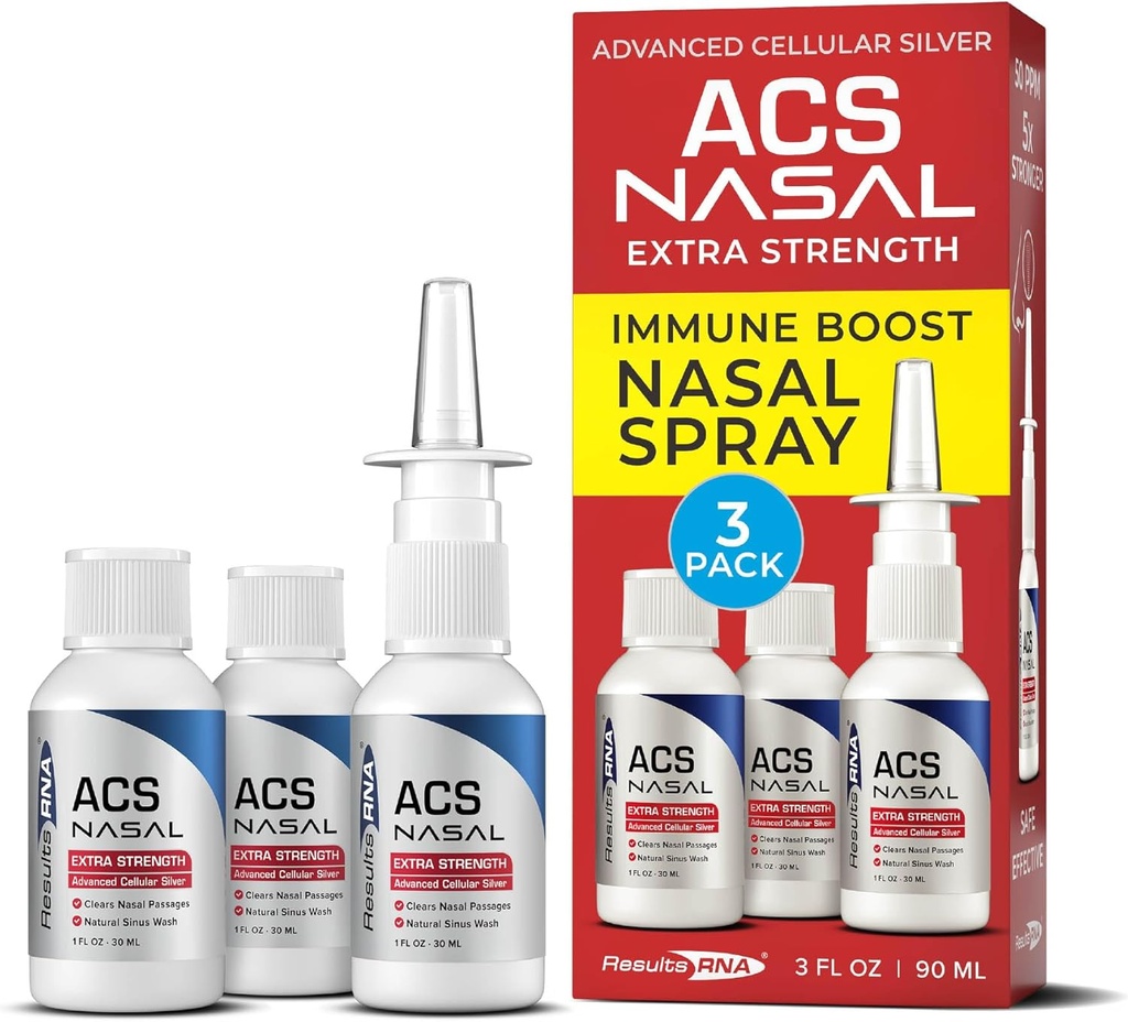 Results RNA - ACS 200 Nasal Extra Strength – The Most Effective Nasal Wash Available. Clears Nasal Passages Helping You Breathe Deeply, Day & Night. Clinically Proven. Doctor Recommended (90 servings)