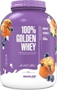 Maxler 100% Golden Whey Protein - 24g de Proteína por Serving - Premium Whey Protein Powder para Pre Post Workout - Fast-Absorbing Whey Concentrate, Isolate & Hydrolysate Blend - Blueberry Muffin 5 lb