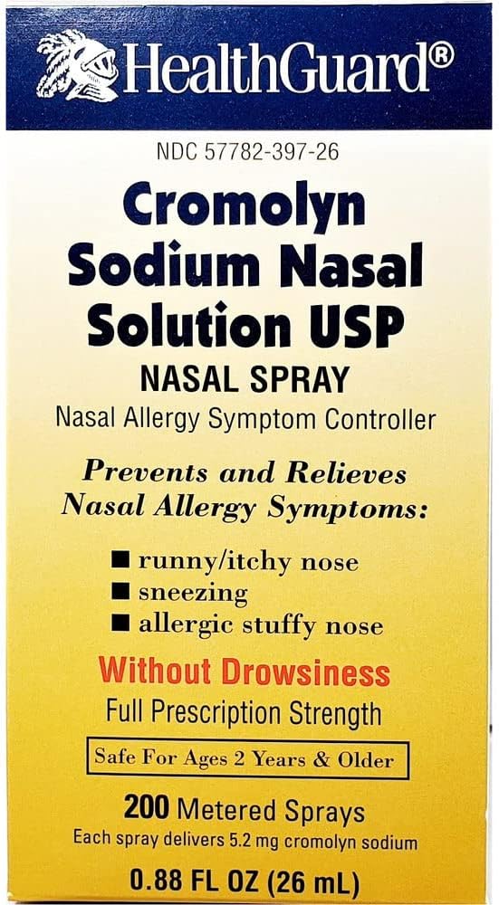 Solución de Nasal Cromolyn Sodium - .88 oz, Pack de 6