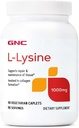 GNC L-Lysine 1000mg - 90 Tabletas Vegetarianas (90 Servings)