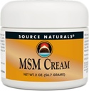 Fuente Naturales Crema MSM - Contiene Vitamina E y Ginkgo - 2 oz
