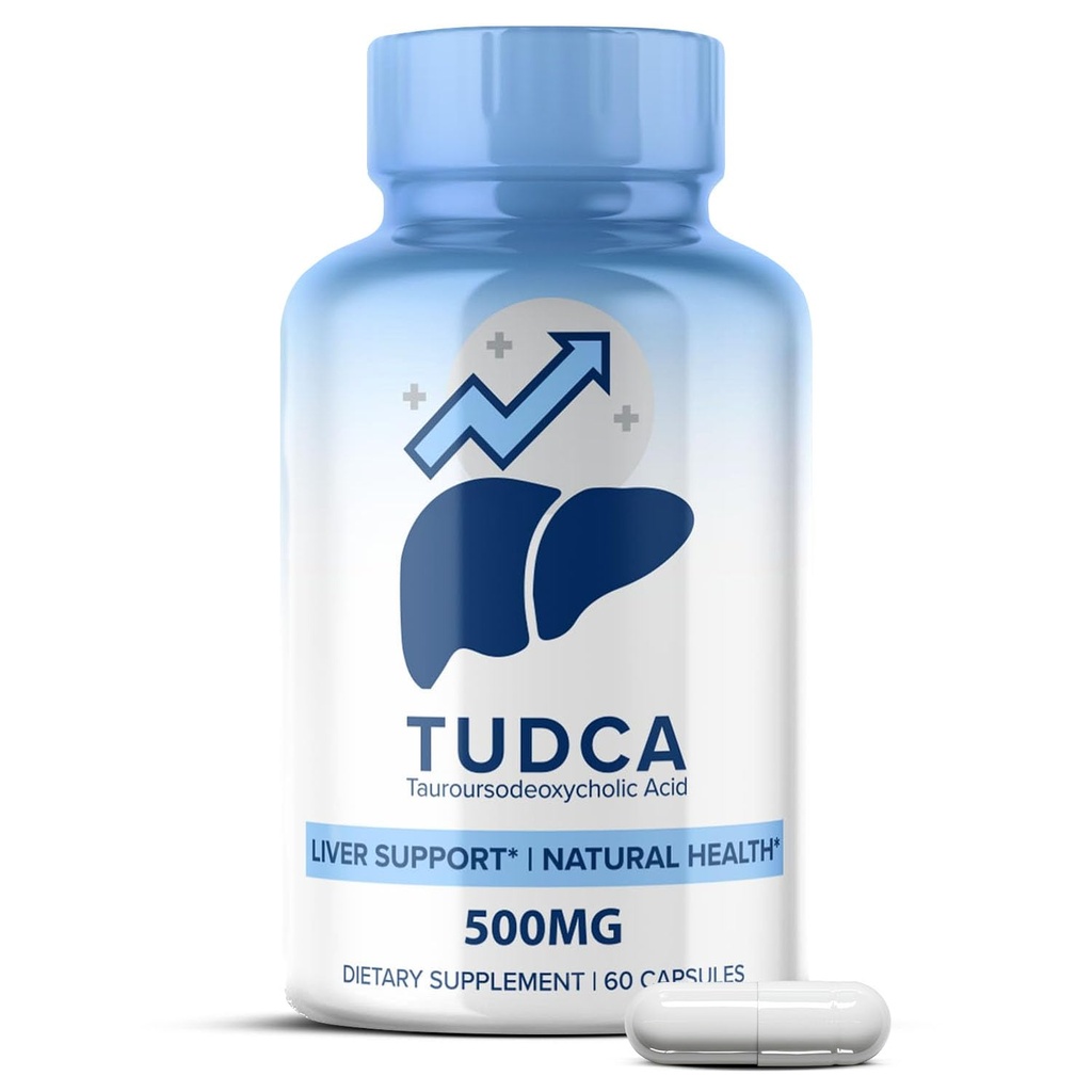 Tudca Liver Support Supplement - Pack of 1, 60 Capsules Tauroursodeoxycholic Acid - Nerve Cell Support, Gallbladder, Kidney and Liver Cleanse Detox " Repair, Bile Salts Supplement by MaxLife Naturals