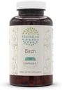 HerbEra Birch 120 cápsulas, 500 mg, Hecho con Birch (Betula Pendula) Hoja seca (120 cápsulas)