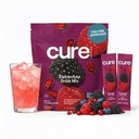 Cure Hydration - Electrolyte Drink Powder Berry Pomegranate 14 Packets | Plant-Based Dehydration Relief Mix Made with Coconut Water, No Added Sugar, Vegan, Non-GMO, Gluten Free, FSA-HSA Eligible