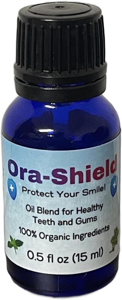 Aceite de dientes orgánicos para el alivio de la enfermedad de Gum y la gingivitis Ayuda – Soothes Sore, Bleeding o Receding Gums – Aceites esenciales para dientes " Mouth – Oral Microbiome Support – Adultos " Niños (1 Pack)
