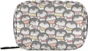 Cartoon Penguin Pill Box 7 Day Pill Case Travel Pill Organizer Bag with Zipper Portable Weekly Case Bag Compact Size for Vitamin Supplement Holder