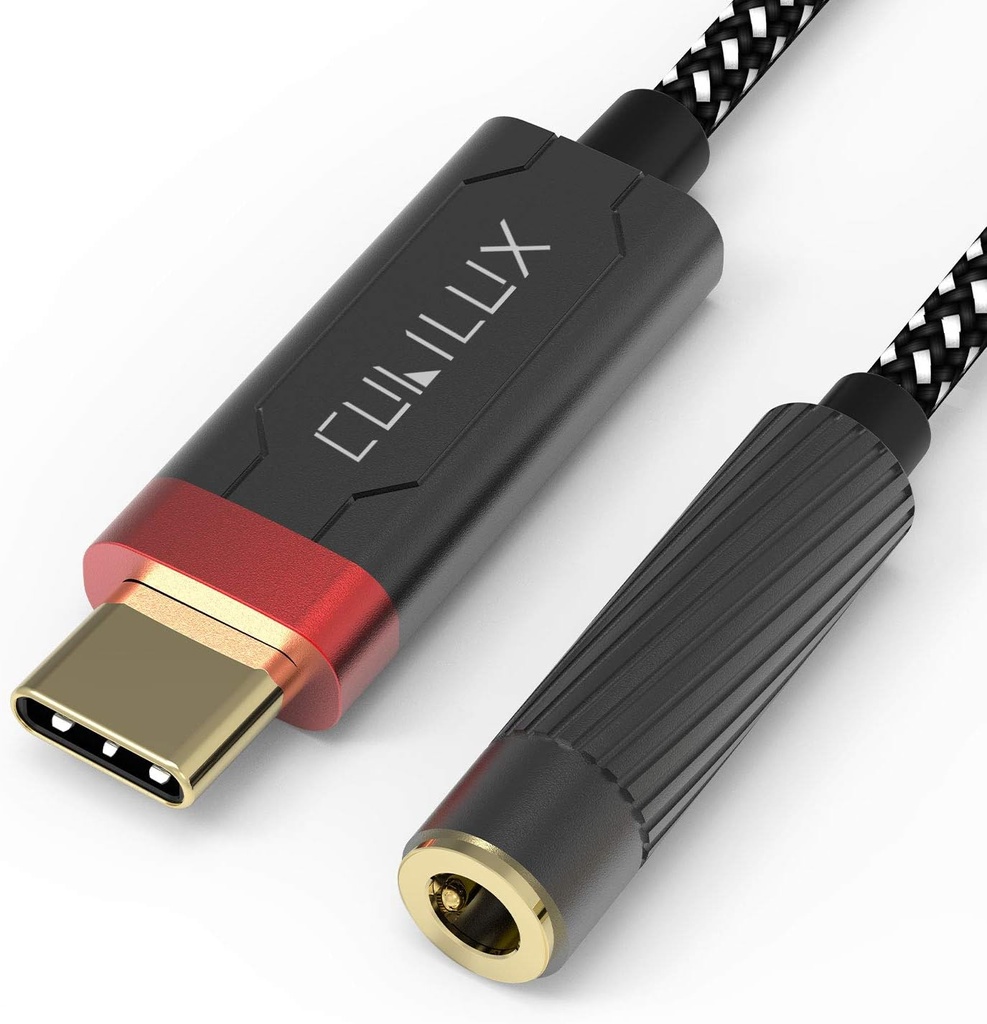 Cubilux HiFi USB C Headphone Amplifier with ESS9118EC DAC, USB C to 3.5mm Audio Adapter for iPhone 15+/15, iPhone 15 Pro Max, iPhone 16/16Pro, Samsung S24/S23/S22 Tab S9/S8/S7, Pixel 8/7/6 Pro More