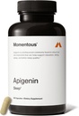 Suplemento Momentous Apigenin - 50 mg por cápsula - NSF certificado para el deporte - 60-Count