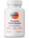 FullWell Prenatal Vitaminas ← Choline, folato, vitamina D para el crecimiento fetal, desarrollo del cerebro ← 26+ Nutrientes vitales ¦ Dietitian-Formulated, OBGYN Recomendado, No GMO, 3er Partido Tested, 30 Servings