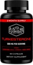 Black Forest Turkesterone Supplement 500mg Capsule (Max Purity 95% Extract) 2 Months Supply (500mg Turkesterone from 526mg of Ajuga Turkestanica) Similar to Ecdysterone for Strength & Muscle Growth