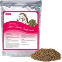 8.8 oz Suplemento de Calmación de Caballos - Natural Raspberry Leaf Eas Ansiedad y molestias en Mares Moody, calmas durante ciclos de calor - Apto para glaseados demasiado