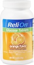 Relion Glucose Tablets - Orange Flavor - 50 Condes