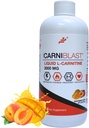 Laboratorios de Bricker CARNIBLAST L-Carnitina líquida 3000mg – Carnipure® Sports Nutrition Supplement for Energy, Stamina &amp; Workout Recovery – Peach Mango Flavor, 16 Fl Oz, Vegan, Sin gluten, No GMO