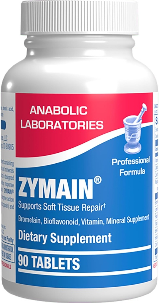 Ligamento de cartílago y Suplemento de Tendon - Fórmula de Apoyo Conjunto Restaurativo Clínica con minerales de cartílago Bovine y enzimas proteolíticos para la movilidad de confort mejorado Zymain 90 Support