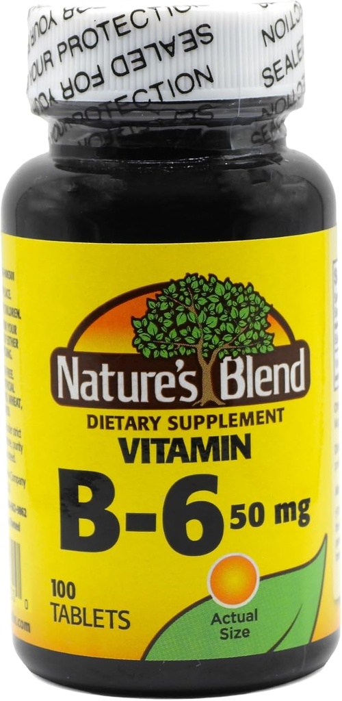 Vitamina Blend de la naturaleza B-6 50mg