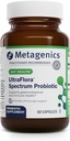 Metagenics UltraFlora Spectrum - Shelf-Stable Probiotic for Gut " Digestive Wellness, Healthy Microbiome " Flora Support* - Non-GMO " Gluten-Free - 2-Month Supply - 60 cápsulas