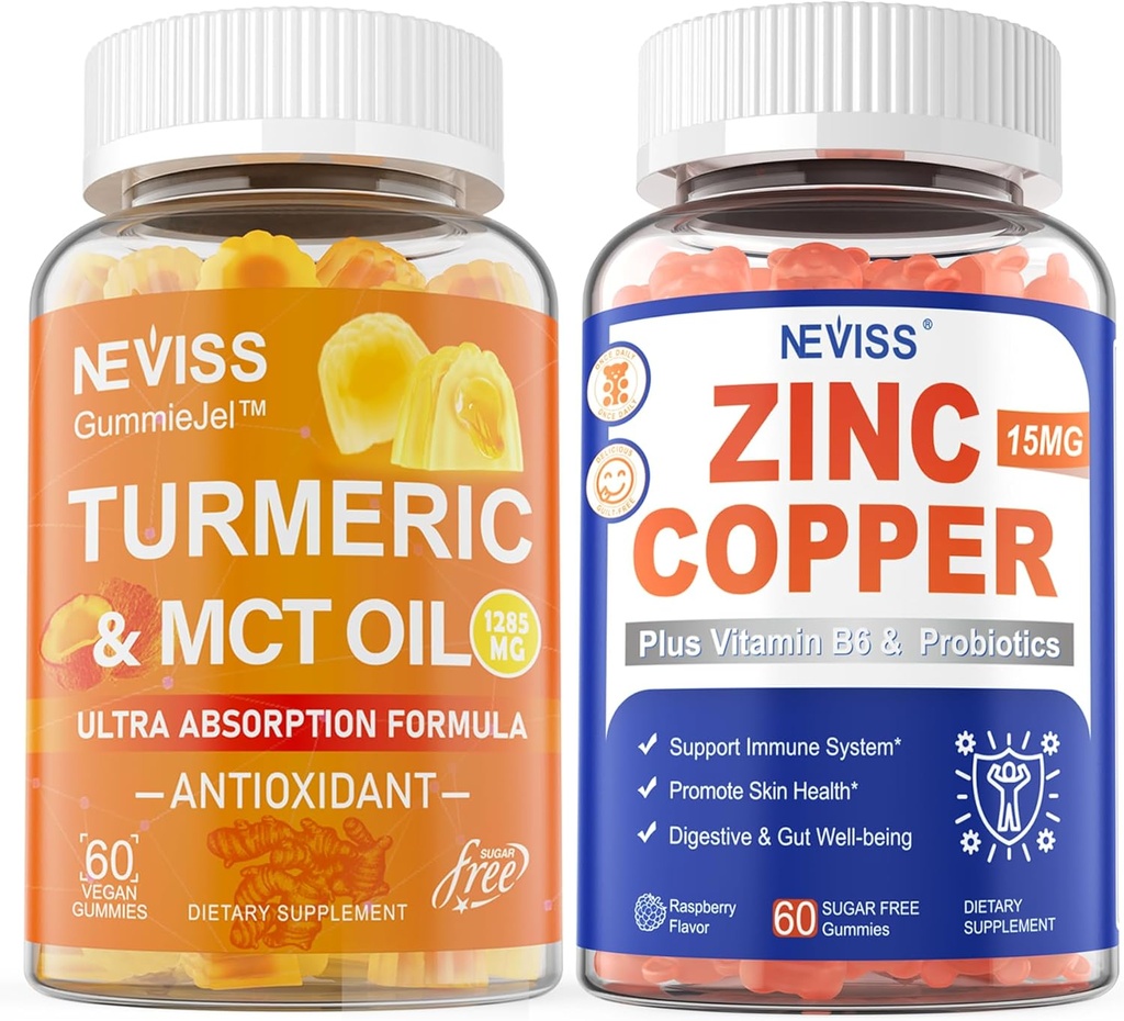 Turmeric Gummies 1000mg+Zinc Copper Gummies