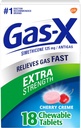 Dulcolax Overnight Relief Laxative Tablets, Bisacodyl 5 mg, 50 Conde &amp; Gas-X Extra Strength Chewable Gas Relief Tablets, Simethicone 125 mg, Cherry Flavor - 18 Conde Bundle