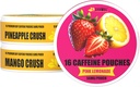 LivWel 56mg Caffeine Energy Pouches – Pink Lemonade, Pineapple Crush, Mango Crush – Fruity Clean Energy & Focus Boost with Guarana – 3-Pack Sampler (48 Total Pouches)