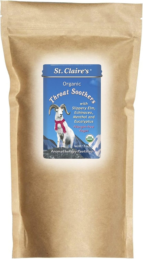 Soothers Throat Organics (27 Ounce Refill Bag) Gluten-Free, Vegan, GMO-Free, Plant-Based, Allergen-Free TEN Made in Our Allergen-Free Facility
