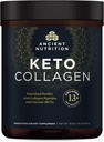 Nutrición antigua Keto Collagen Powder Drink Mix, Keto Diet Supplement with MCT, Hydrolyzed Collagen Peptides to Support Healthy Skin and Joints, 30 Servings, 19 oz (Packaging May Vary)