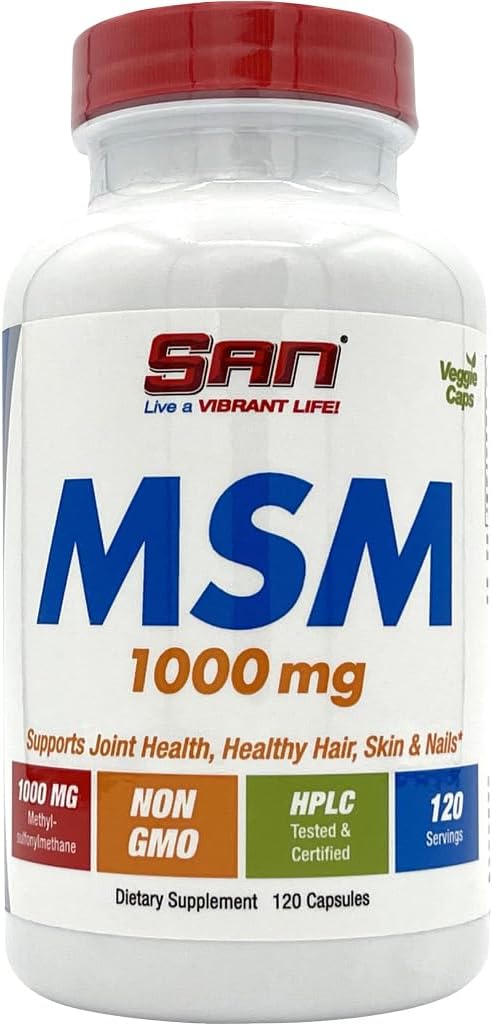 SAN MSM, 1000mg, 120 caps
