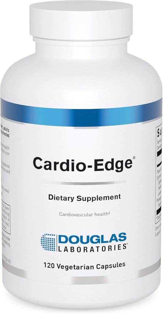 Douglas Laboratories Cardio Edge ← Ayuda Asistencia Cardiovascular Health and Healthy Cholesterol Metabolism tención 120 Capsules