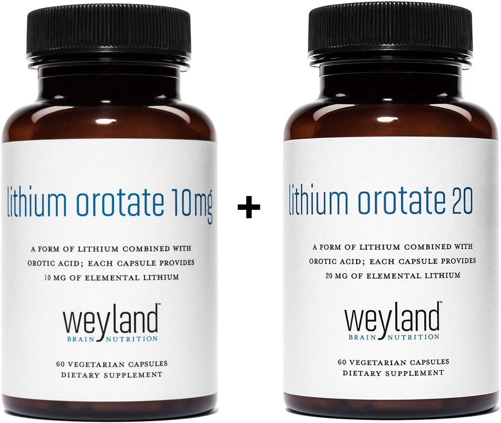 Litio Orotate 10mg + Litio Orotate 20mg