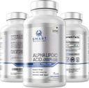 Alfa Lipoic Acid 600mg Por Serving, 240 Vegan Capsules- Gluten Free, Pure Non-GMO ALA- Supports Energy & Anti Oxidant