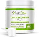 Citrate de Calcio Bariat BariSlim Plus Powder - Formulado para Pacientes Después de la Pérdida de Peso Cirugía - Soporte Máximo para Función de Hueso y Salud - Digestión y Absorción Fácil TEN 600 mg (30 Servimientos)