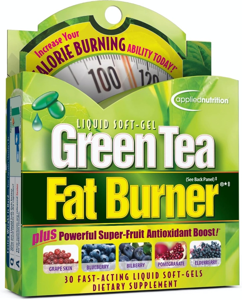 Nutrición aplicada Green Tea Fat Burner - 30 Liquid Soft-Gels