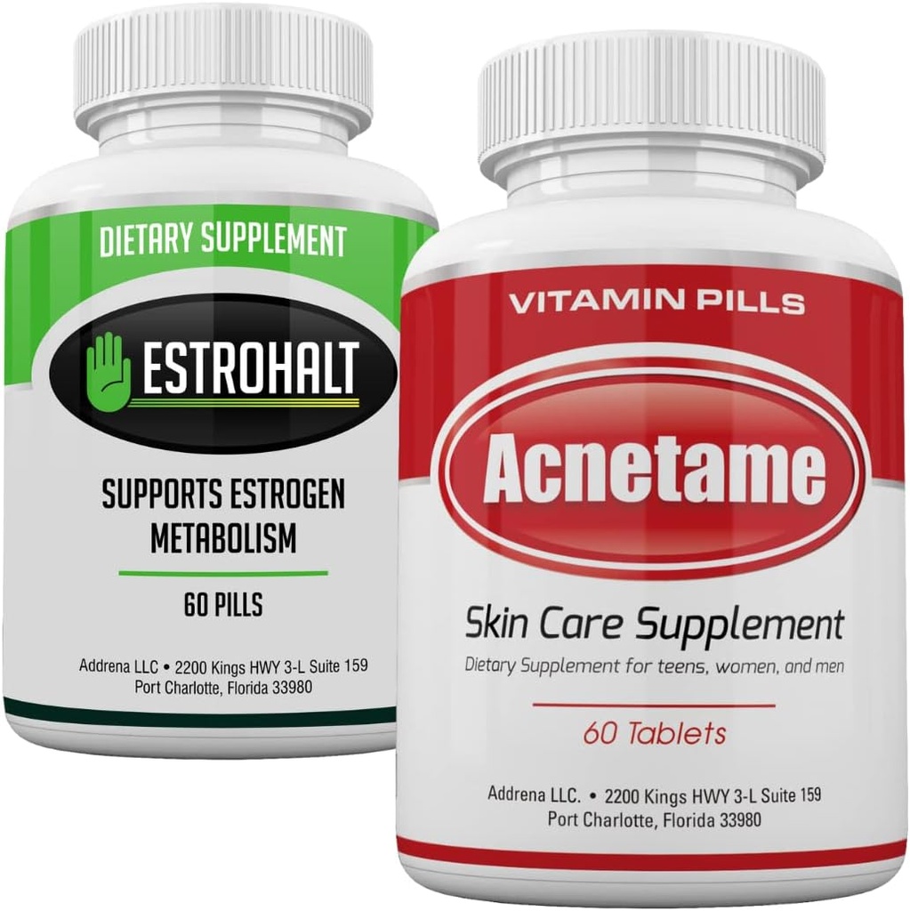 Skin Clearing Supplement Stack and Estrohalt