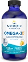 Nordic Naturals Omega-3D, Lemon Flavor - 8 oz - 1560 mg Omega-3 + 1000 UI Vitamina D3 - Fish Oil - EPA & DHA - Immune Support, Brain & Heart Health, Healthy Bones - Non-GMO - 48 Servings