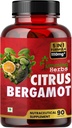 Humming Herbs Bergamot Citrus 1110mg con Black Choke Berry, Niacin, Olive Leaf &amp; Black Pepper Extract 90 cápsulas